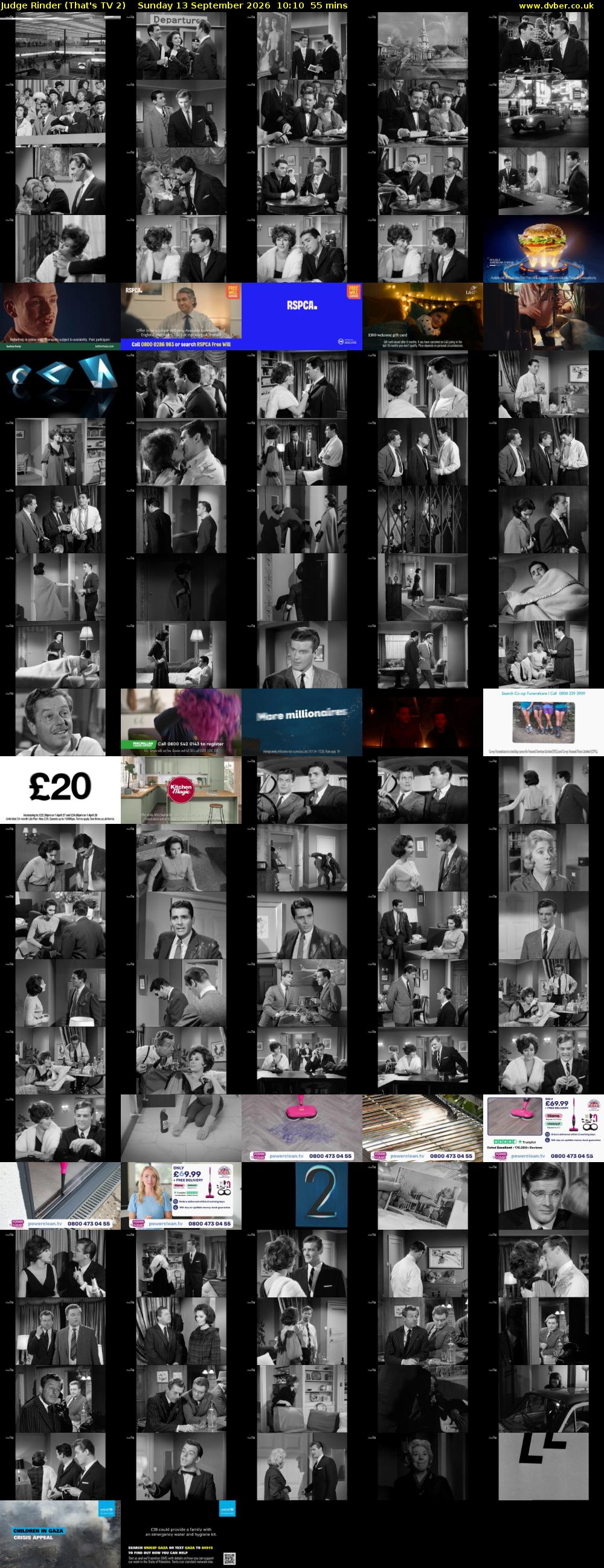 Judge Rinder (That's TV 2) Sunday 13 September 2026 10:10 - 11:05