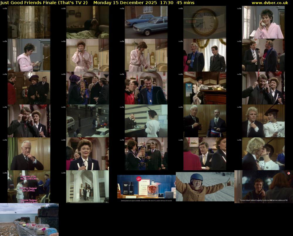 Just Good Friends Finale (That's TV 2) Monday 15 December 2025 17:30 - 18:15