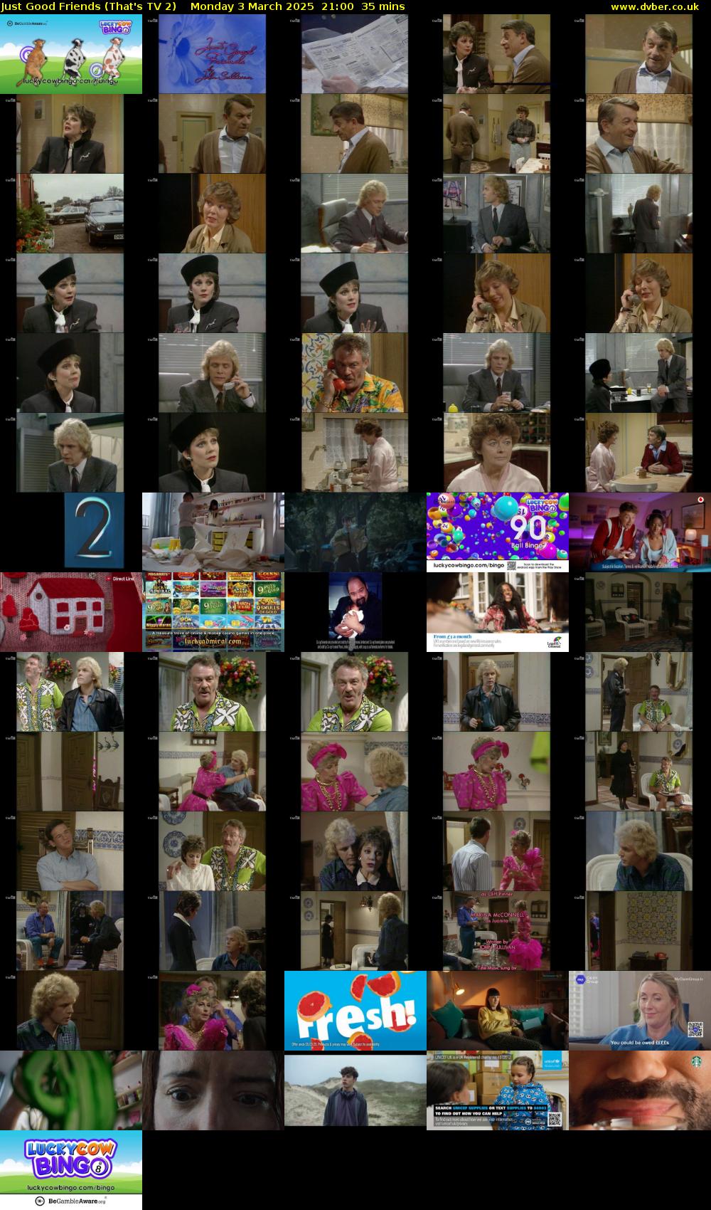 Just Good Friends (That's TV 2) Monday 3 March 2025 21:00 - 21:35