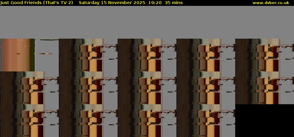 Just Good Friends (That's TV 2) Saturday 15 November 2025 19:20 - 19:55