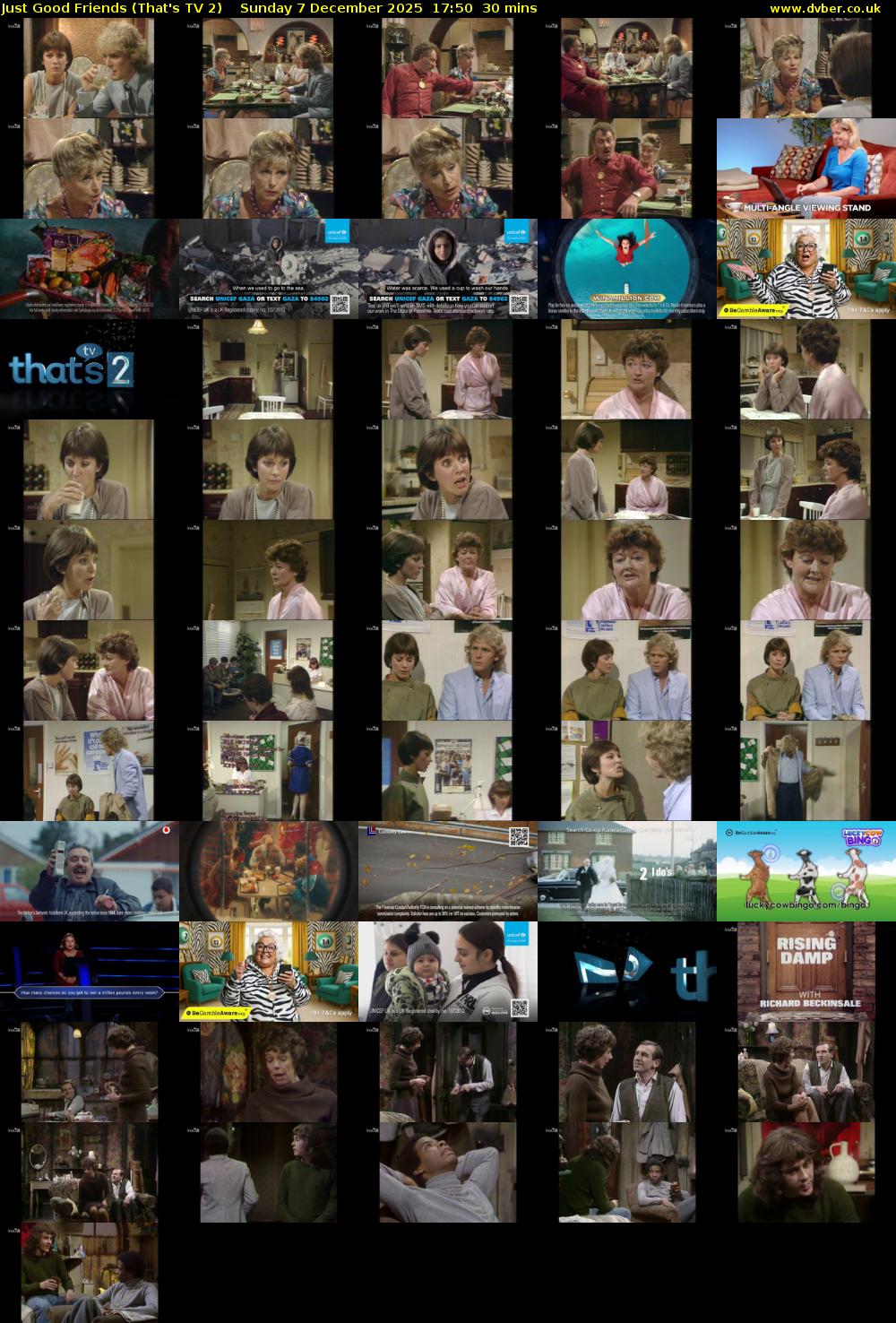 Just Good Friends (That's TV 2) Sunday 7 December 2025 17:50 - 18:20