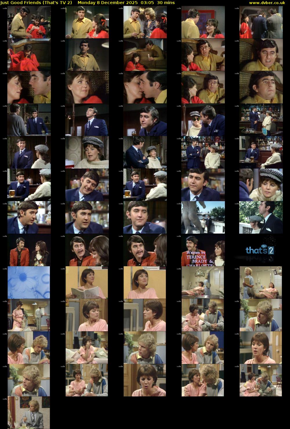 Just Good Friends (That's TV 2) Monday 8 December 2025 03:05 - 03:35