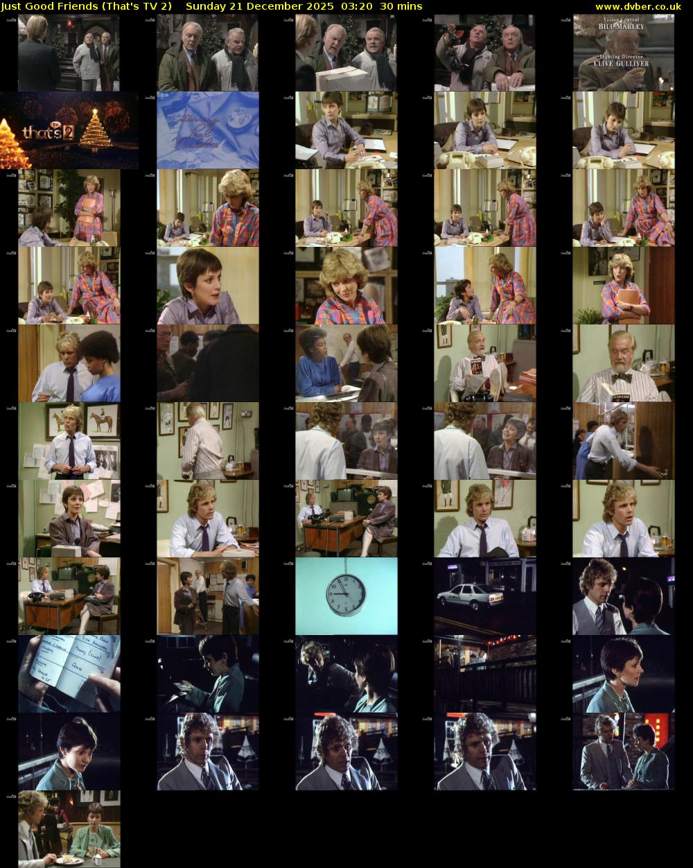 Just Good Friends (That's TV 2) Sunday 21 December 2025 03:20 - 03:50