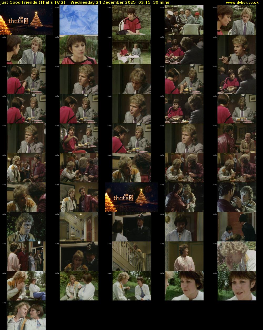 Just Good Friends (That's TV 2) Wednesday 24 December 2025 03:15 - 03:45