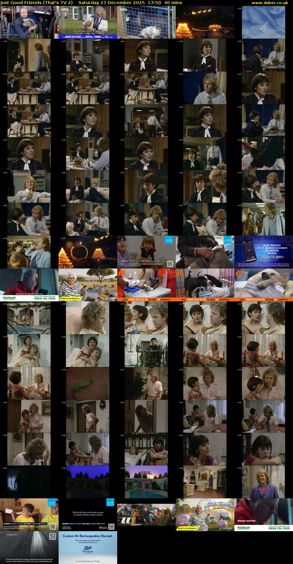 Just Good Friends (That's TV 2) Saturday 27 December 2025 17:50 - 18:30