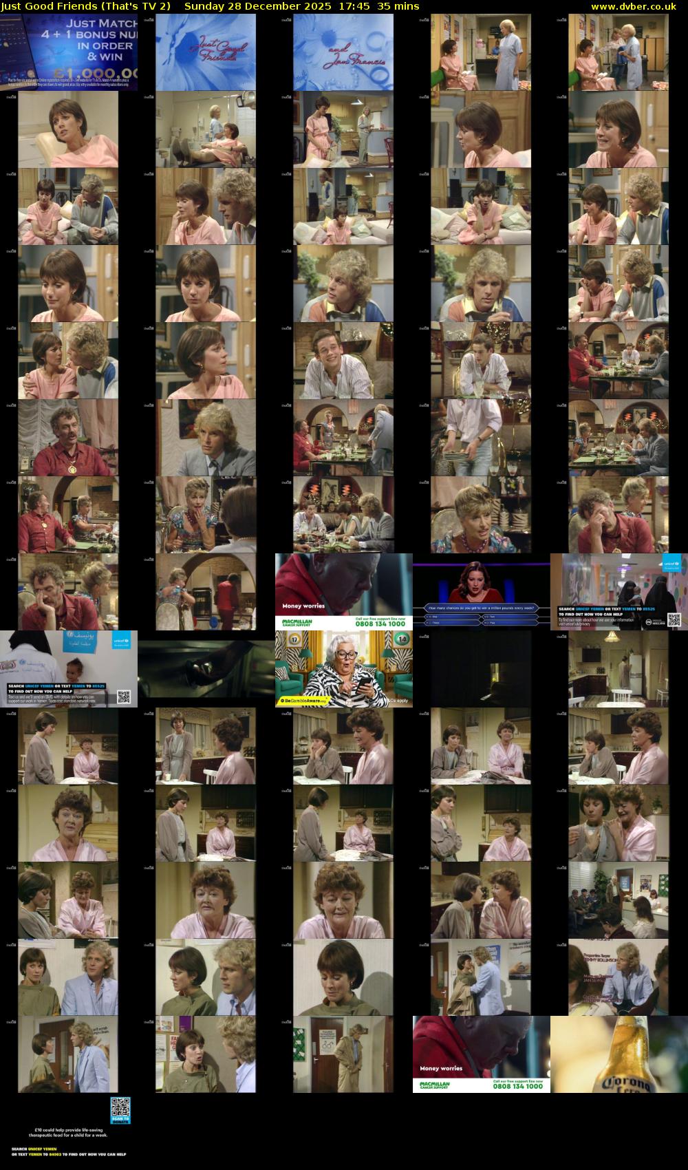 Just Good Friends (That's TV 2) Sunday 28 December 2025 17:45 - 18:20