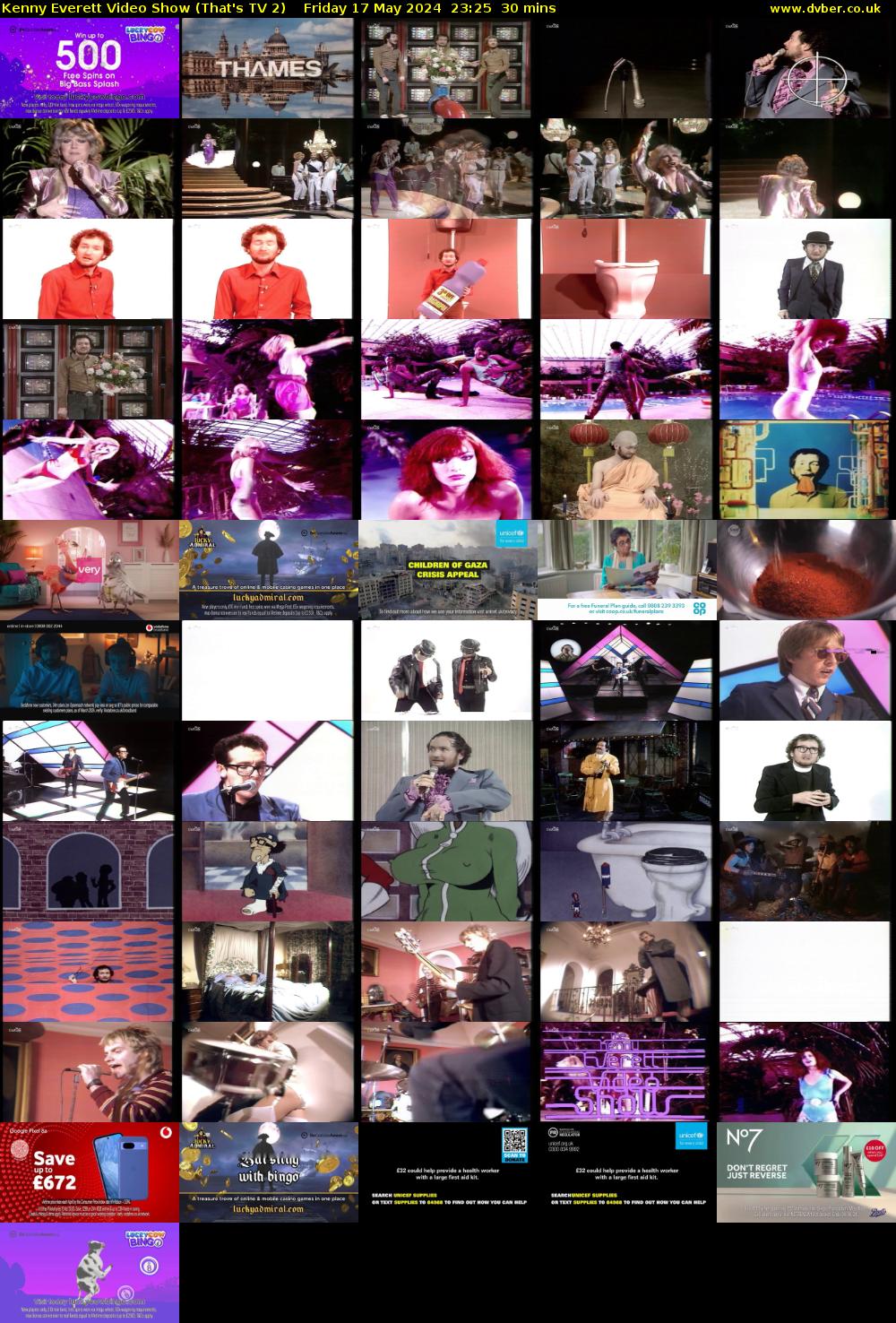Kenny Everett Video Show (That's TV 2) Friday 17 May 2024 23:25 - 23:55
