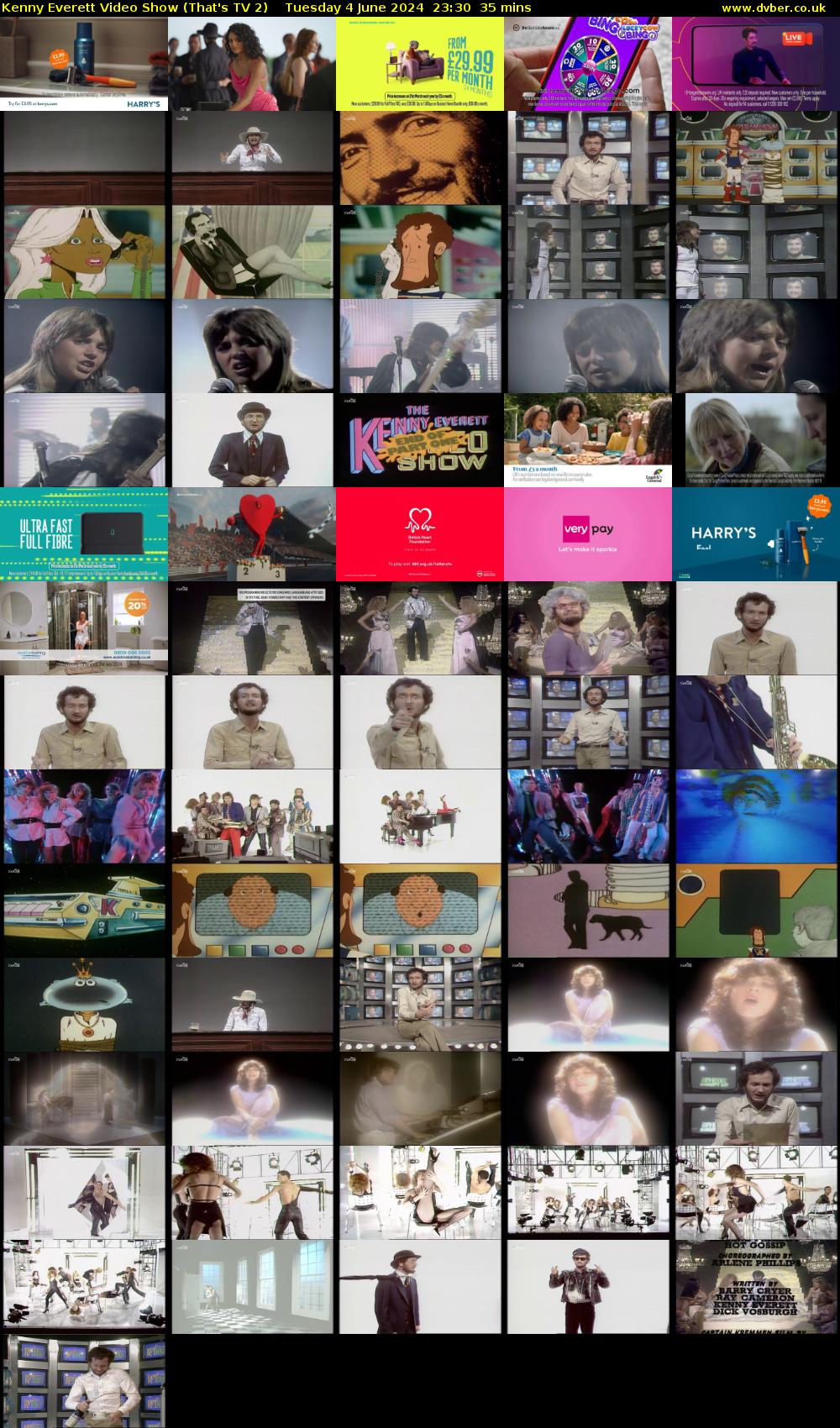 Kenny Everett Video Show (That's TV 2) Tuesday 4 June 2024 23:30 - 00:05
