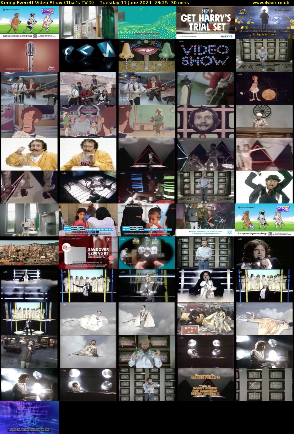 Kenny Everett Video Show (That's TV 2) Tuesday 11 June 2024 23:25 - 23:55