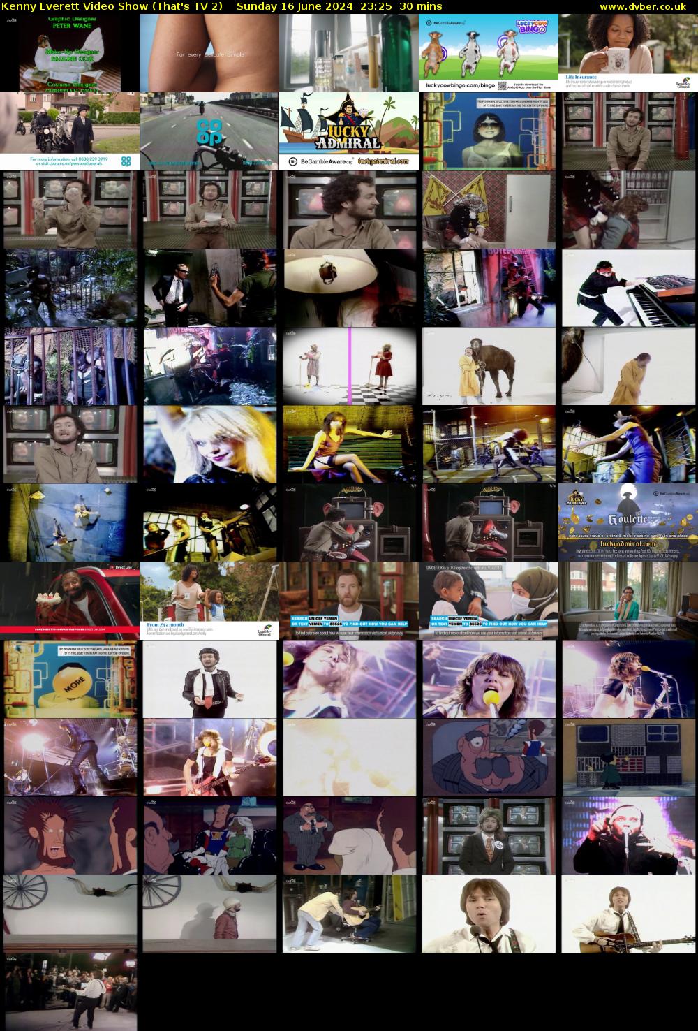 Kenny Everett Video Show (That's TV 2) Sunday 16 June 2024 23:25 - 23:55
