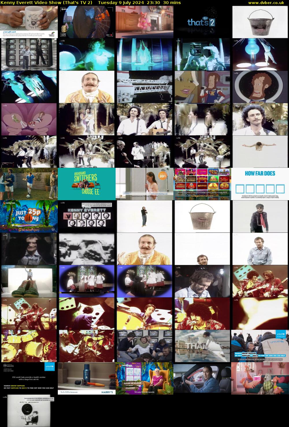 Kenny Everett Video Show (That's TV 2) Tuesday 9 July 2024 23:30 - 00:00