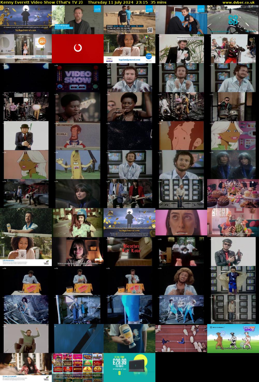 Kenny Everett Video Show (That's TV 2) Thursday 11 July 2024 23:15 - 23:50