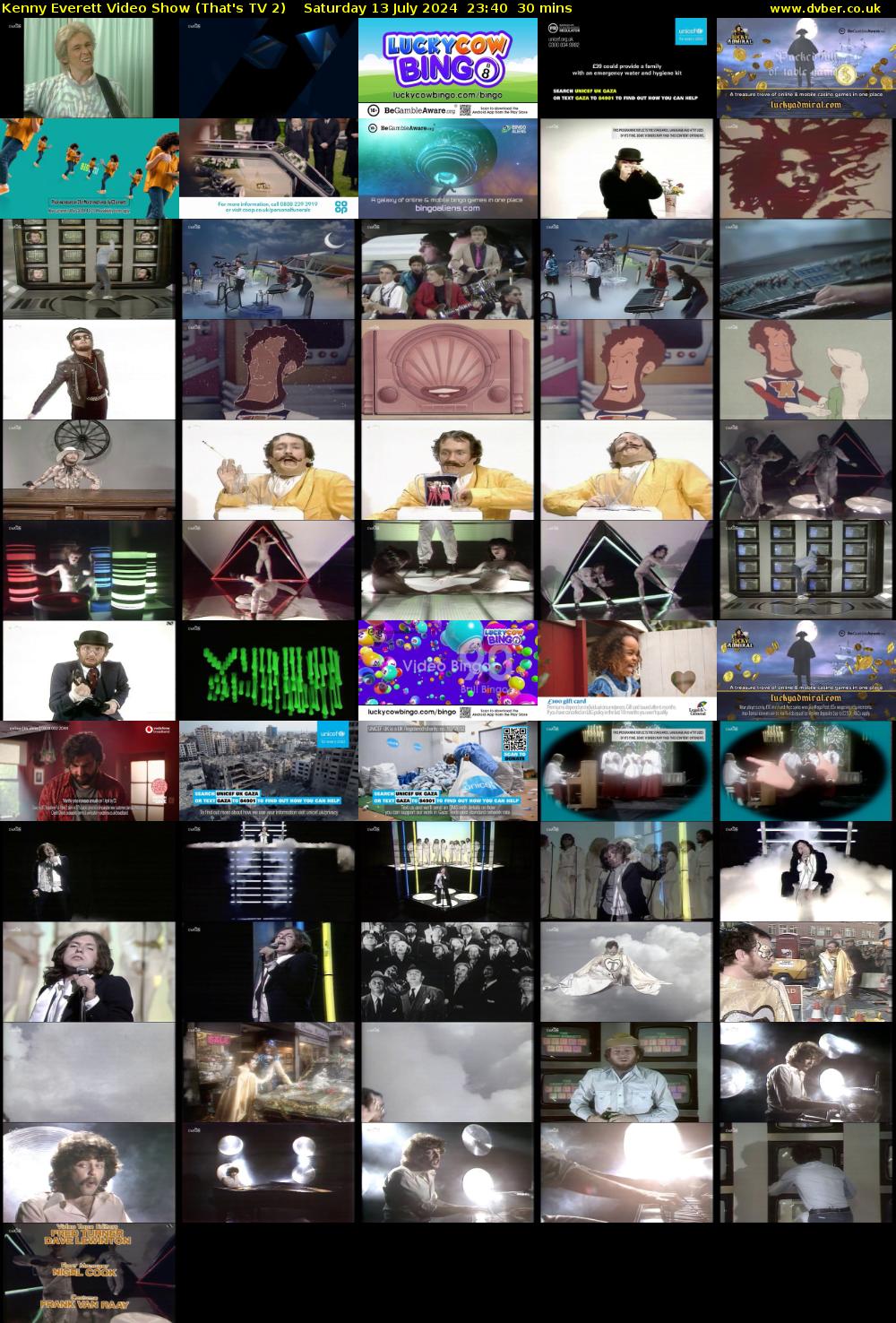 Kenny Everett Video Show (That's TV 2) Saturday 13 July 2024 23:40 - 00:10