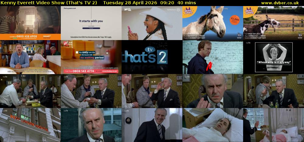 Kenny Everett Video Show (That's TV 2) Tuesday 28 April 2026 09:20 - 10:00