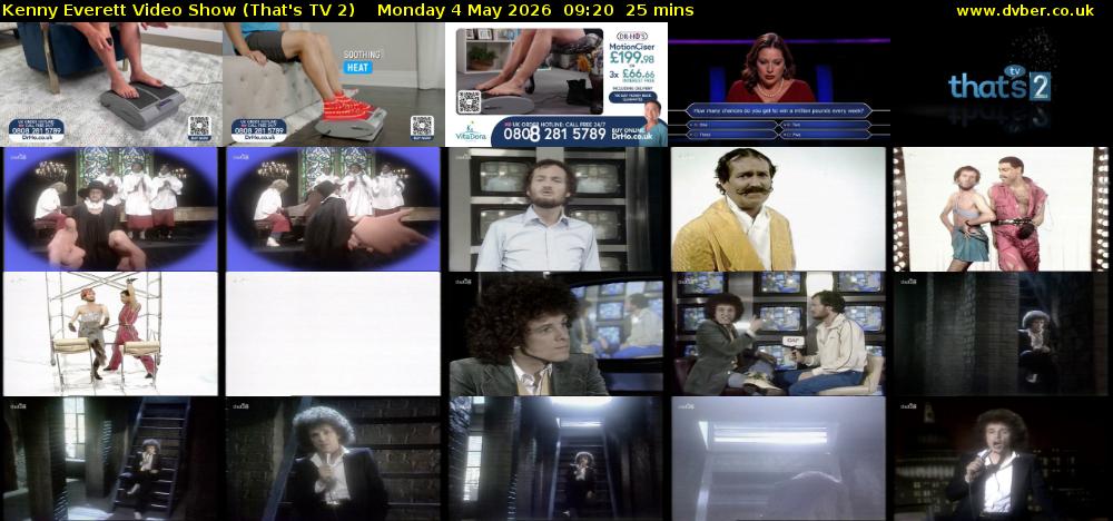 Kenny Everett Video Show (That's TV 2) Monday 4 May 2026 09:20 - 09:45