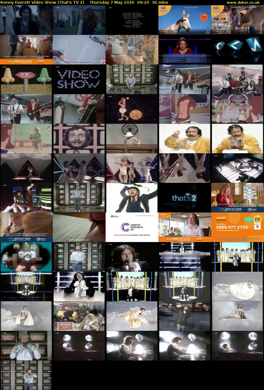 Kenny Everett Video Show (That's TV 2) Thursday 7 May 2026 09:20 - 09:50