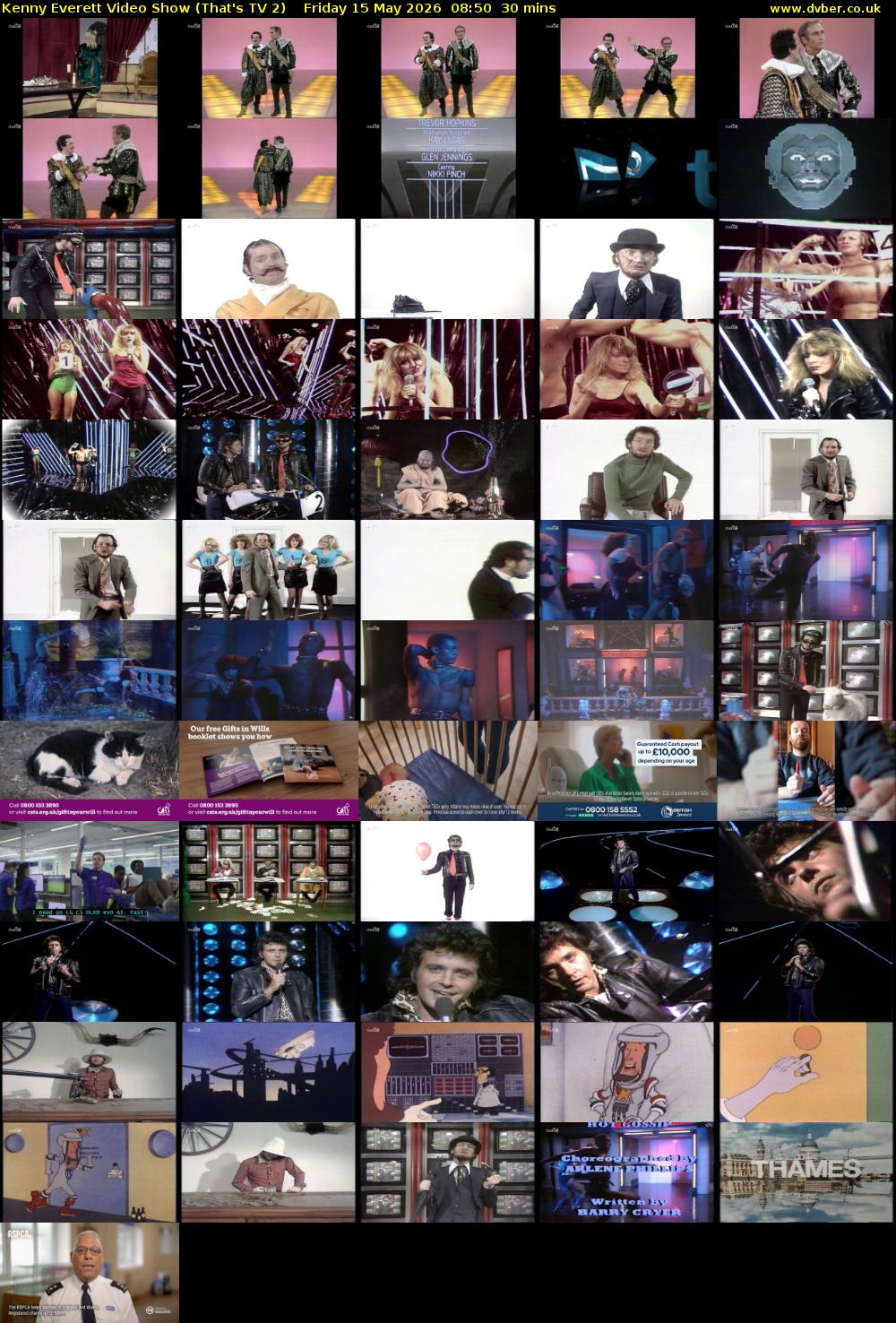 Kenny Everett Video Show (That's TV 2) Friday 15 May 2026 08:50 - 09:20