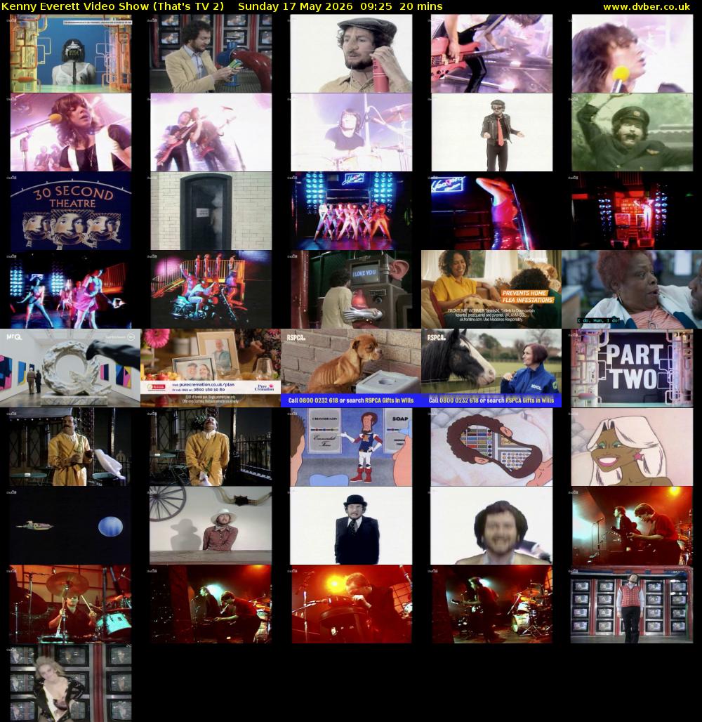 Kenny Everett Video Show (That's TV 2) Sunday 17 May 2026 09:25 - 09:45