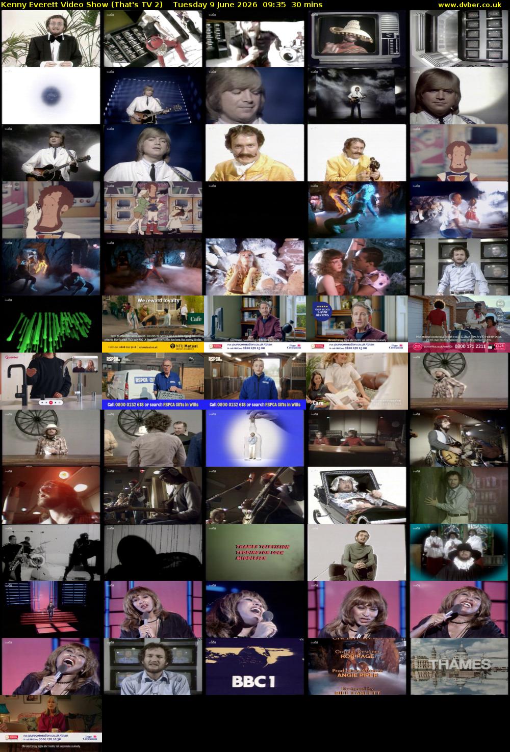 Kenny Everett Video Show (That's TV 2) Tuesday 9 June 2026 09:35 - 10:05