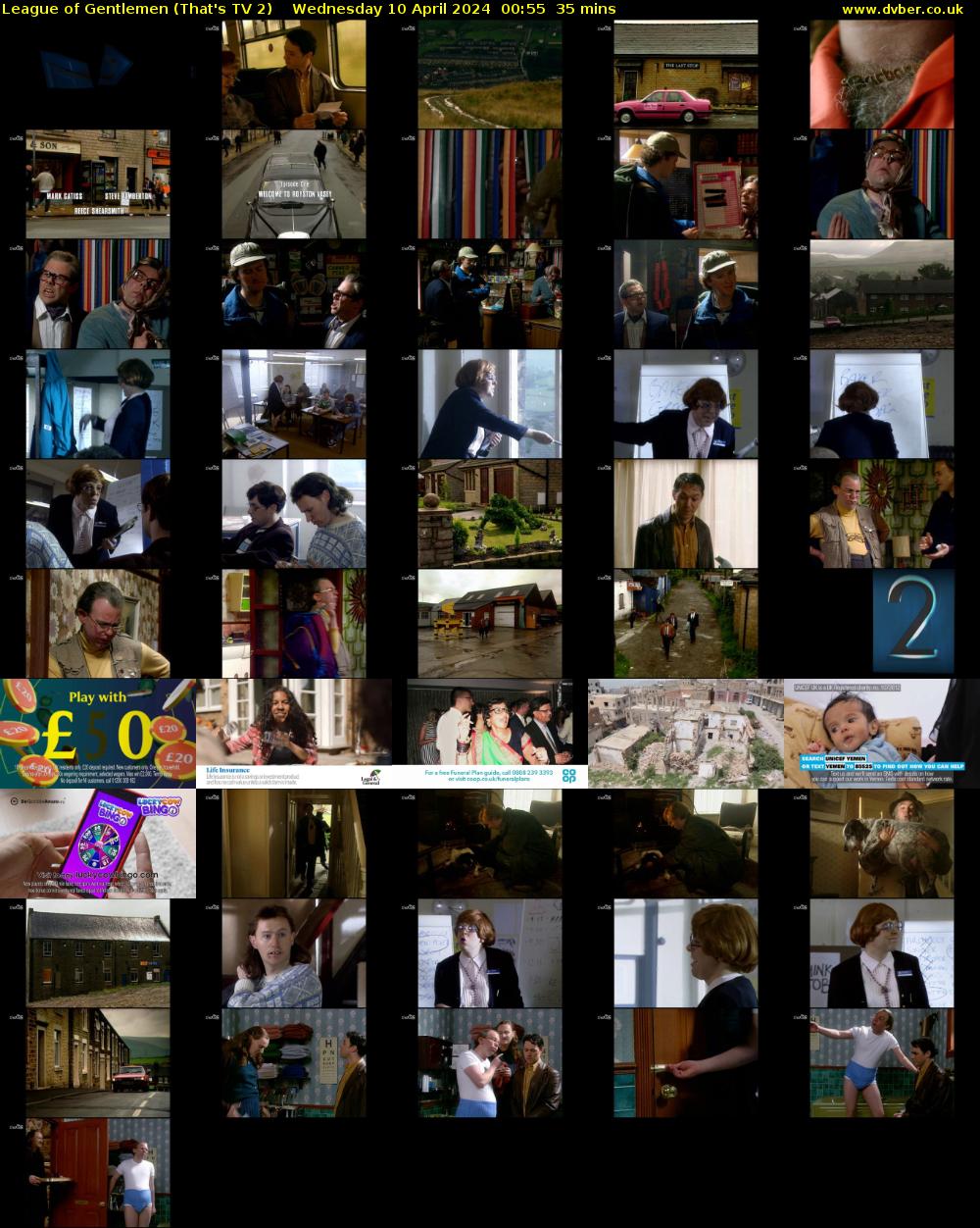 League of Gentlemen (That's TV 2) Wednesday 10 April 2024 00:55 - 01:30