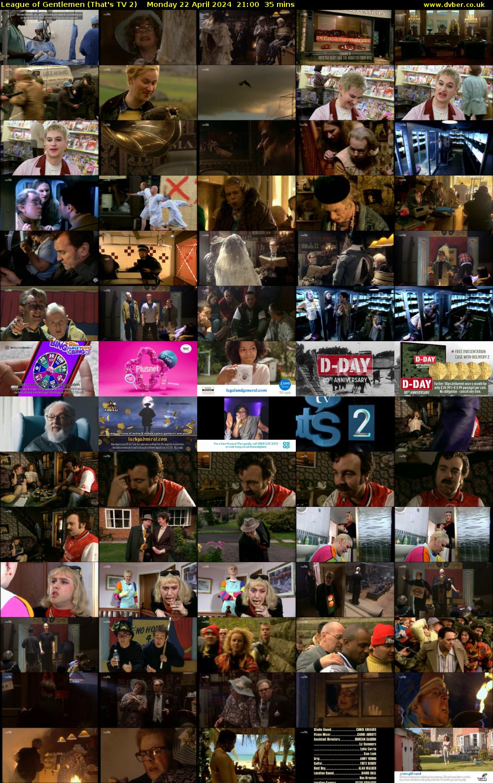 League of Gentlemen (That's TV 2) Monday 22 April 2024 21:00 - 21:35