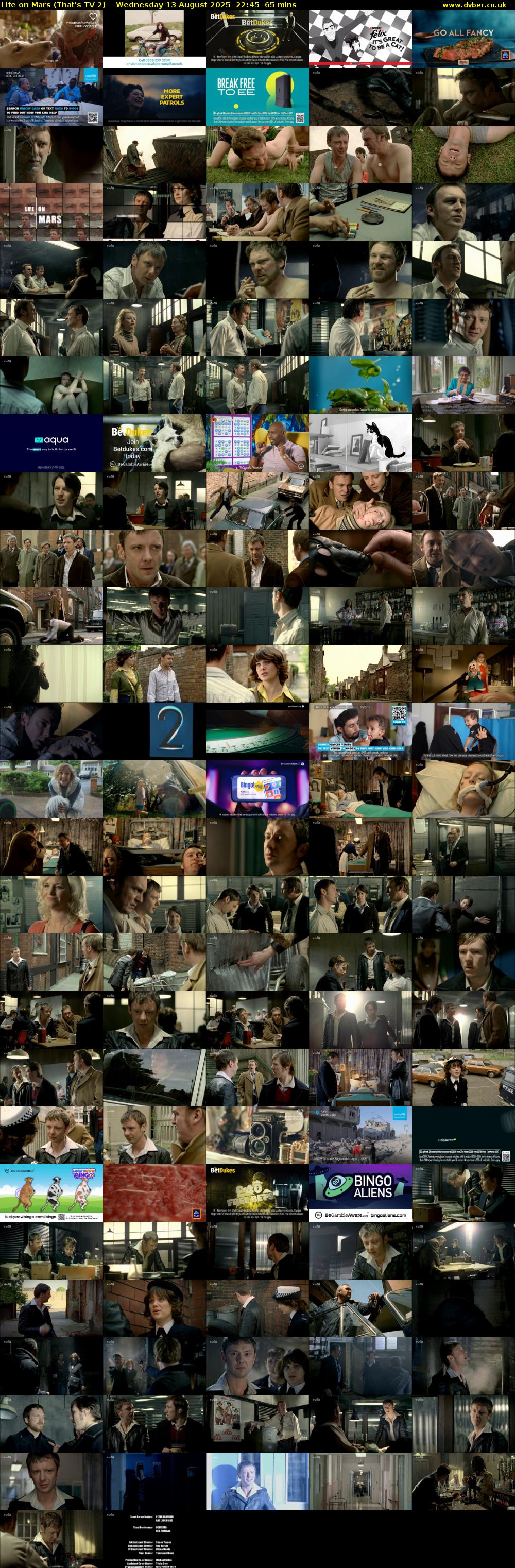 Life on Mars (That's TV 2) Wednesday 13 August 2025 22:45 - 23:50
