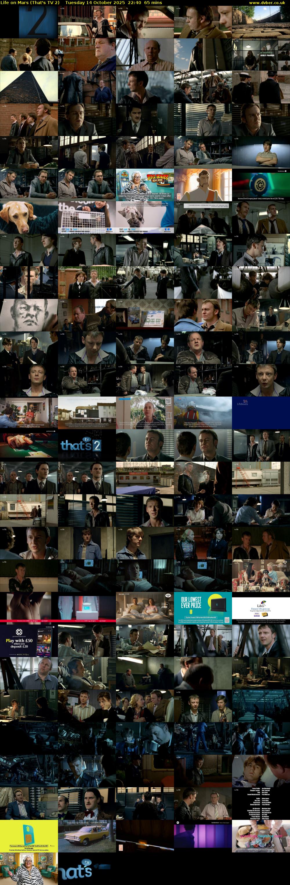 Life on Mars (That's TV 2) Tuesday 14 October 2025 22:40 - 23:45