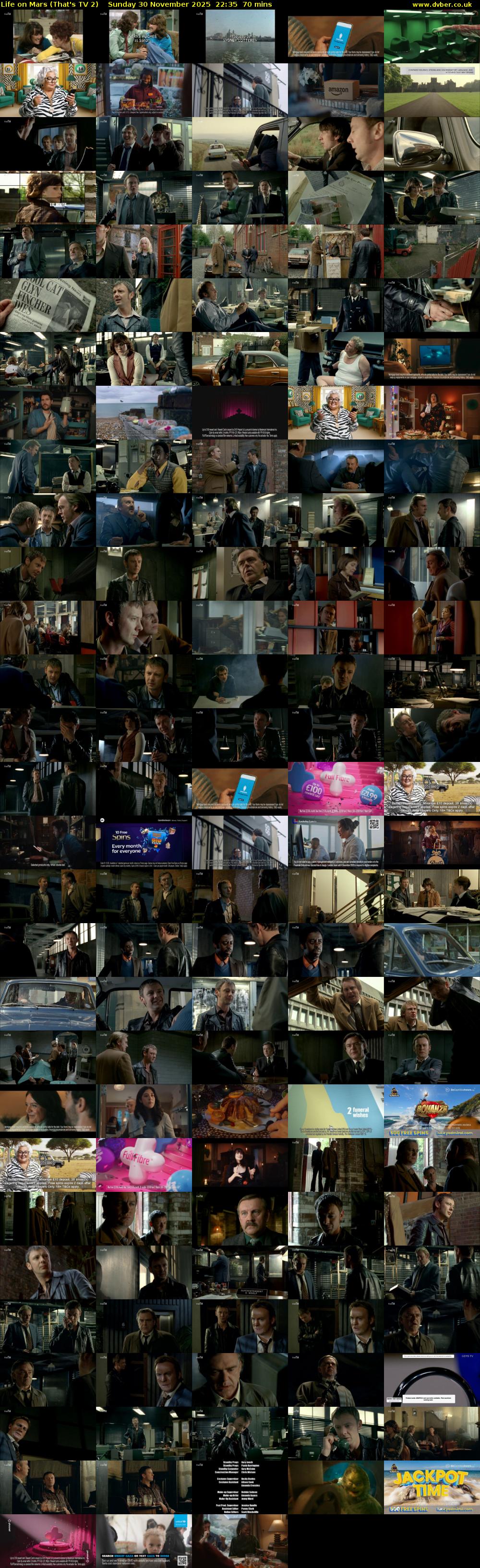 Life on Mars (That's TV 2) Sunday 30 November 2025 22:35 - 23:45