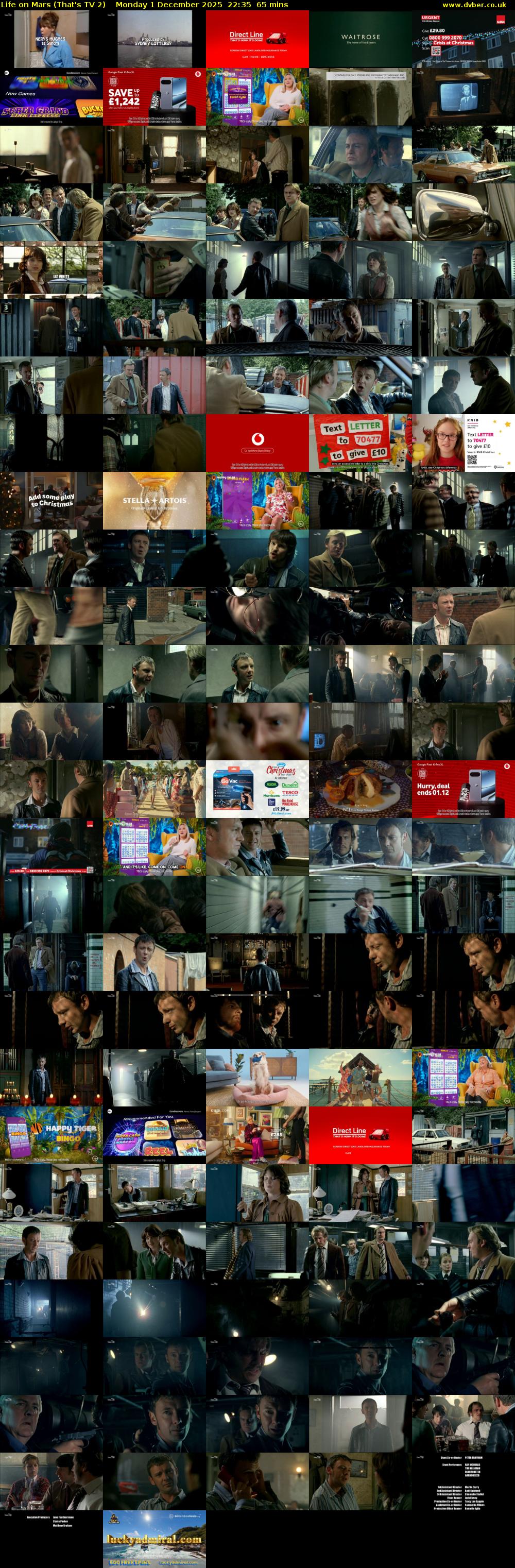 Life on Mars (That's TV 2) Monday 1 December 2025 22:35 - 23:40