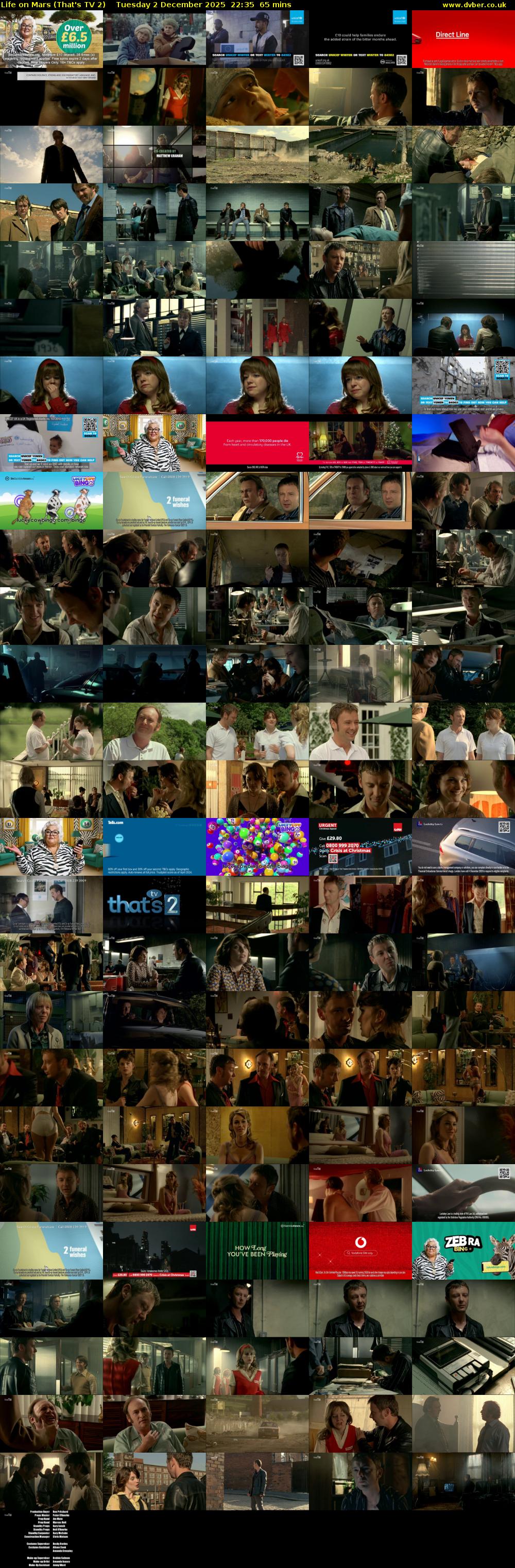 Life on Mars (That's TV 2) Tuesday 2 December 2025 22:35 - 23:40