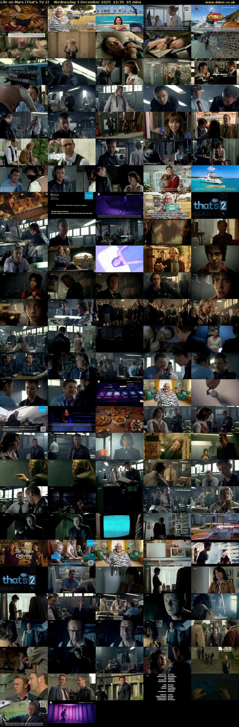 Life on Mars (That's TV 2) Wednesday 3 December 2025 22:35 - 23:40