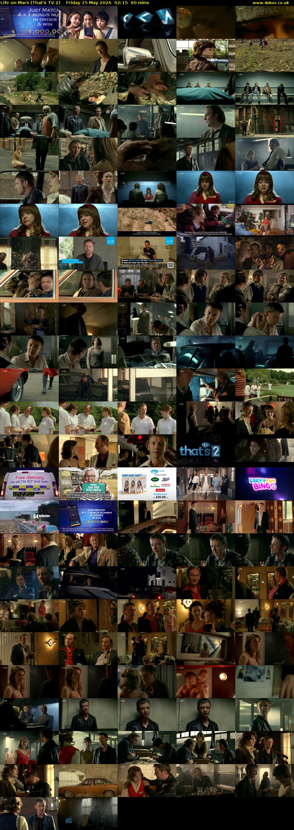 Life on Mars (That's TV 2) Friday 15 May 2026 02:15 - 03:15