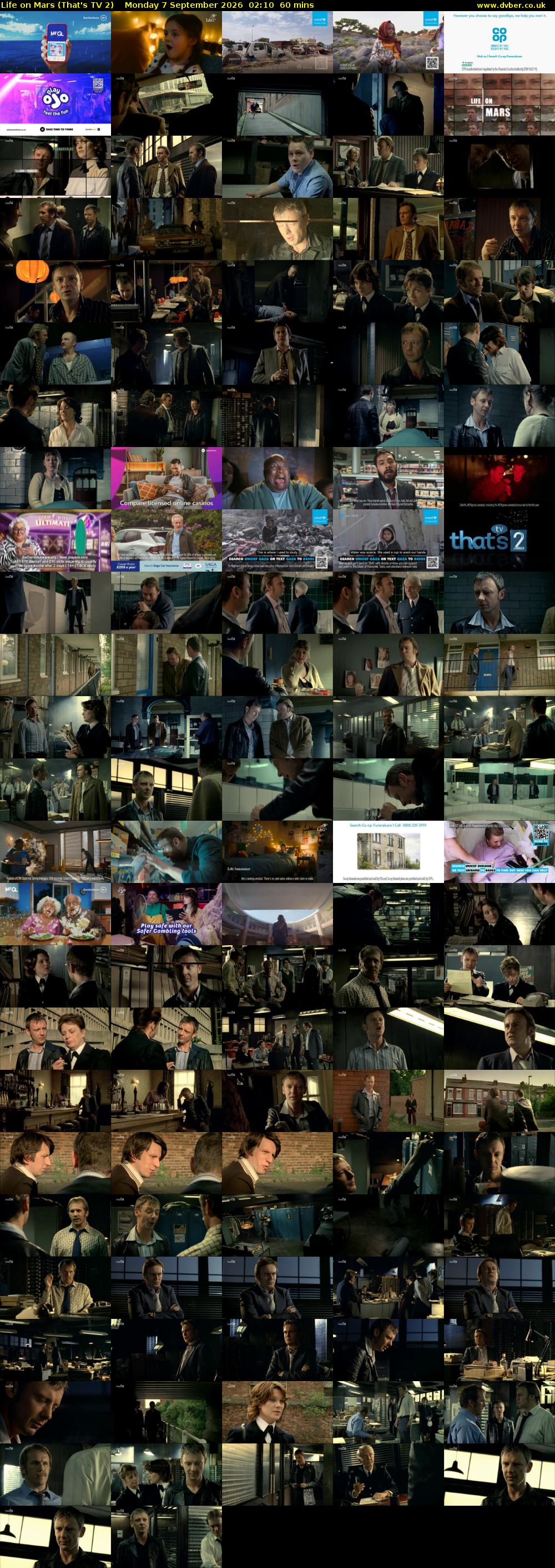 Life on Mars (That's TV 2) Monday 7 September 2026 02:10 - 03:10