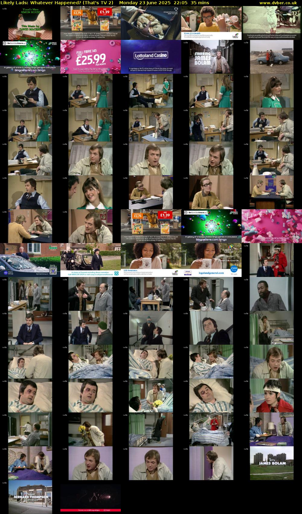 Likely Lads: Whatever Happened? (That's TV 2) Monday 23 June 2025 22:05 - 22:40