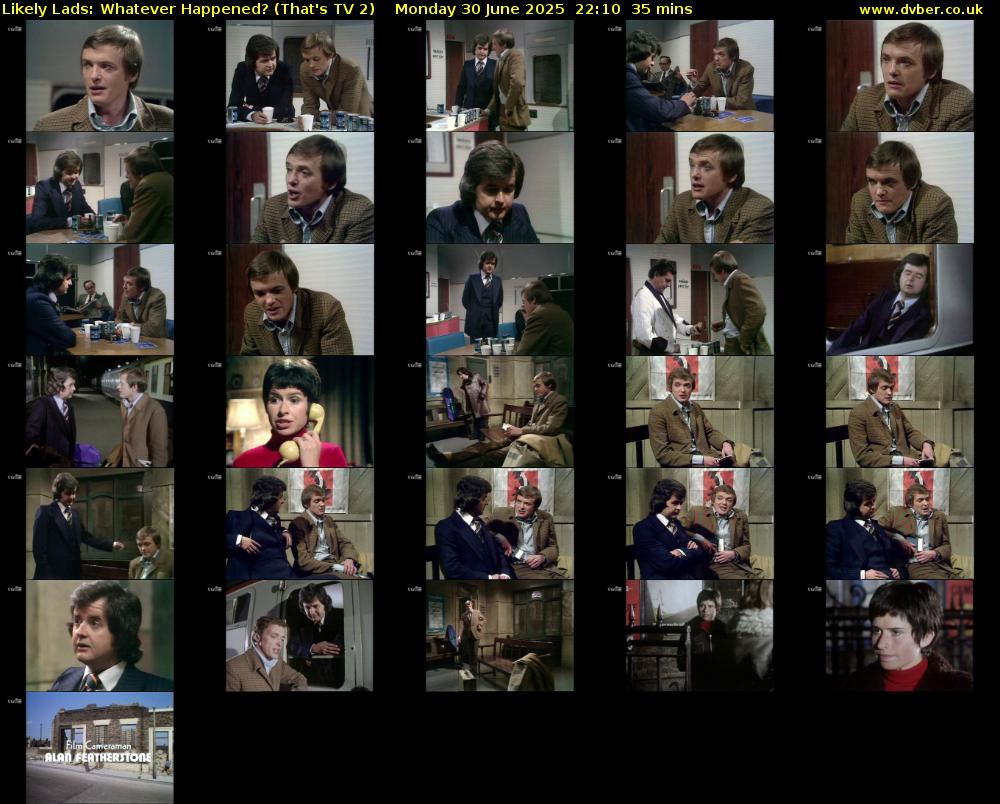 Likely Lads: Whatever Happened? (That's TV 2) Monday 30 June 2025 22:10 - 22:45