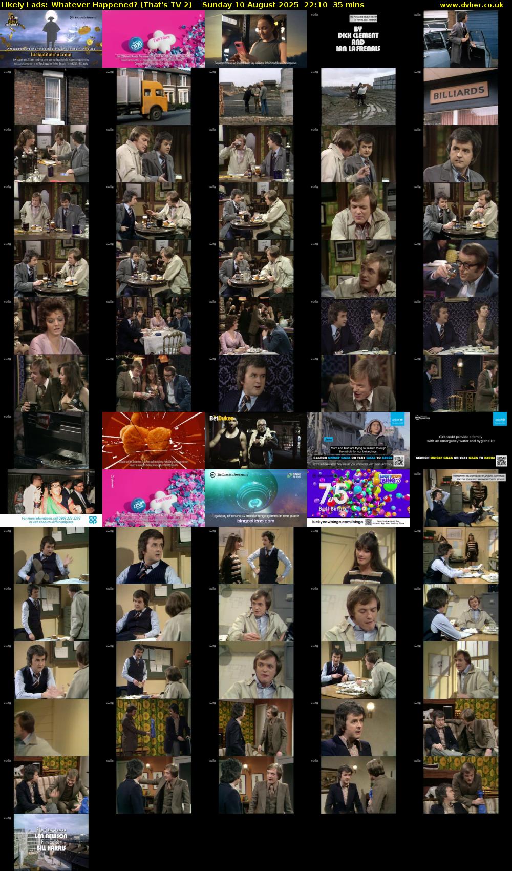 Likely Lads: Whatever Happened? (That's TV 2) Sunday 10 August 2025 22:10 - 22:45