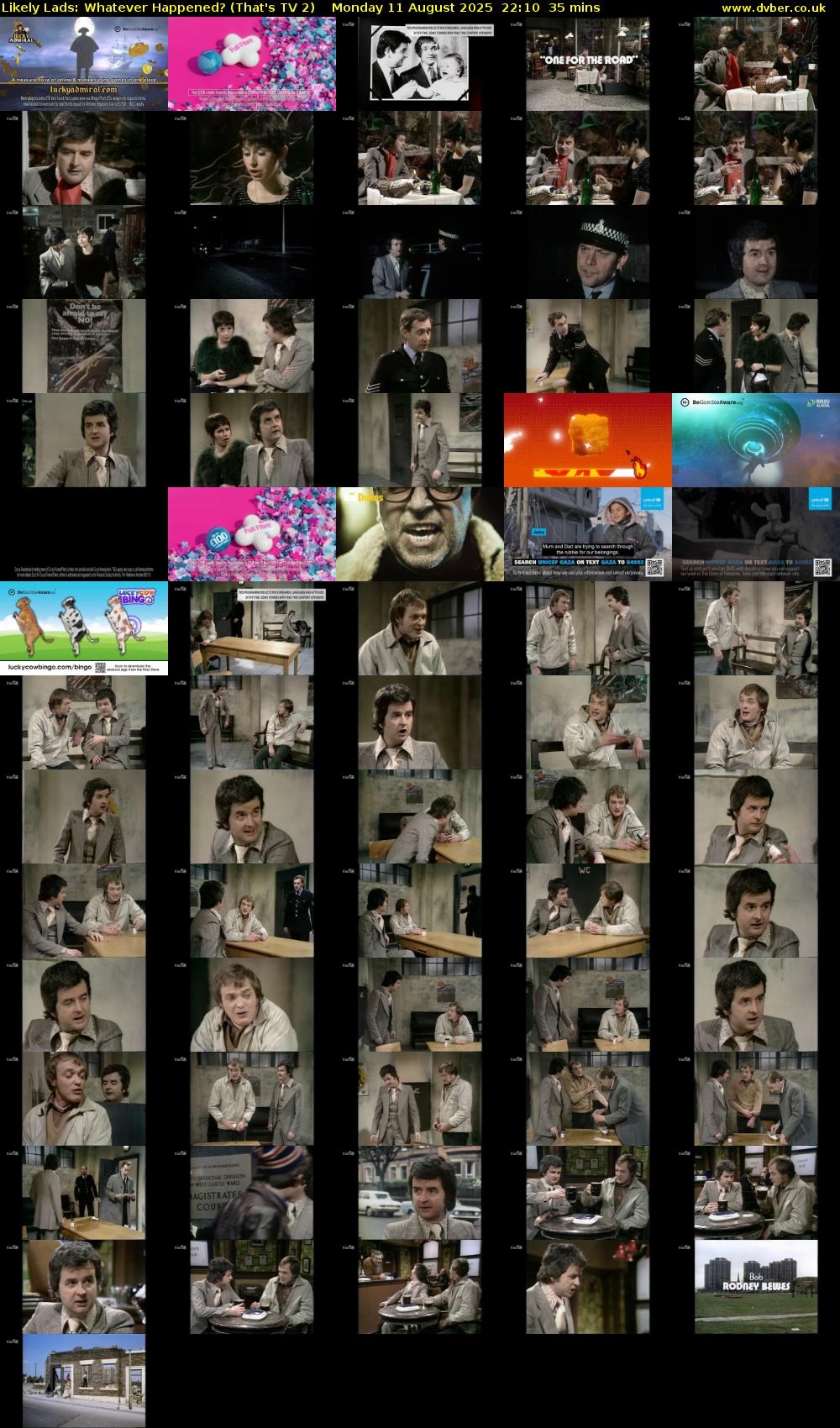 Likely Lads: Whatever Happened? (That's TV 2) Monday 11 August 2025 22:10 - 22:45