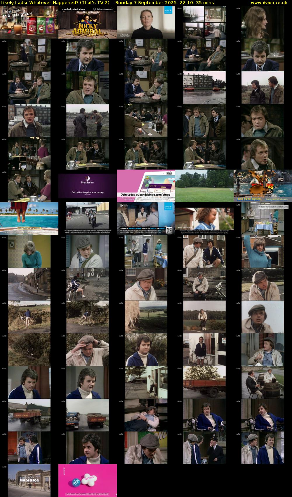 Likely Lads: Whatever Happened? (That's TV 2) Sunday 7 September 2025 22:10 - 22:45