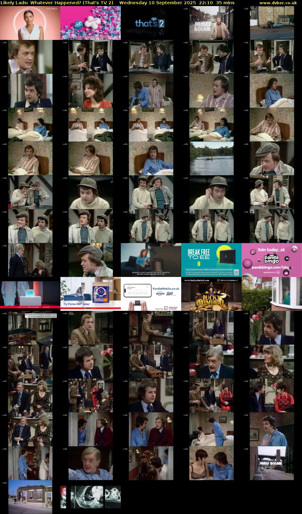Likely Lads: Whatever Happened? (That's TV 2) Wednesday 10 September 2025 22:10 - 22:45
