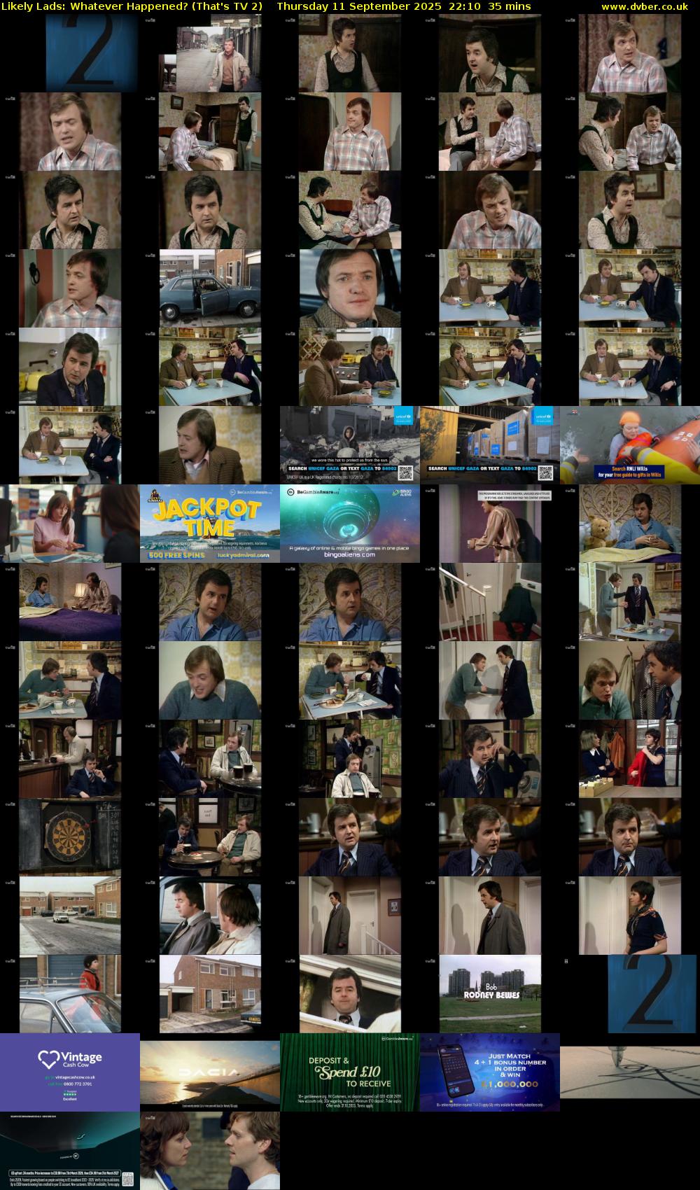 Likely Lads: Whatever Happened? (That's TV 2) Thursday 11 September 2025 22:10 - 22:45