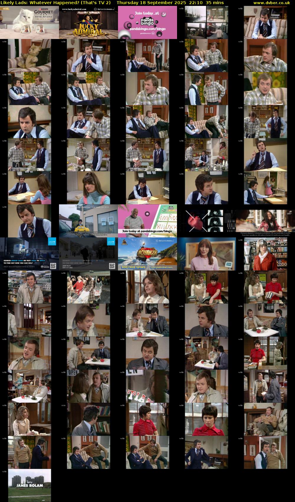 Likely Lads: Whatever Happened? (That's TV 2) Thursday 18 September 2025 22:10 - 22:45