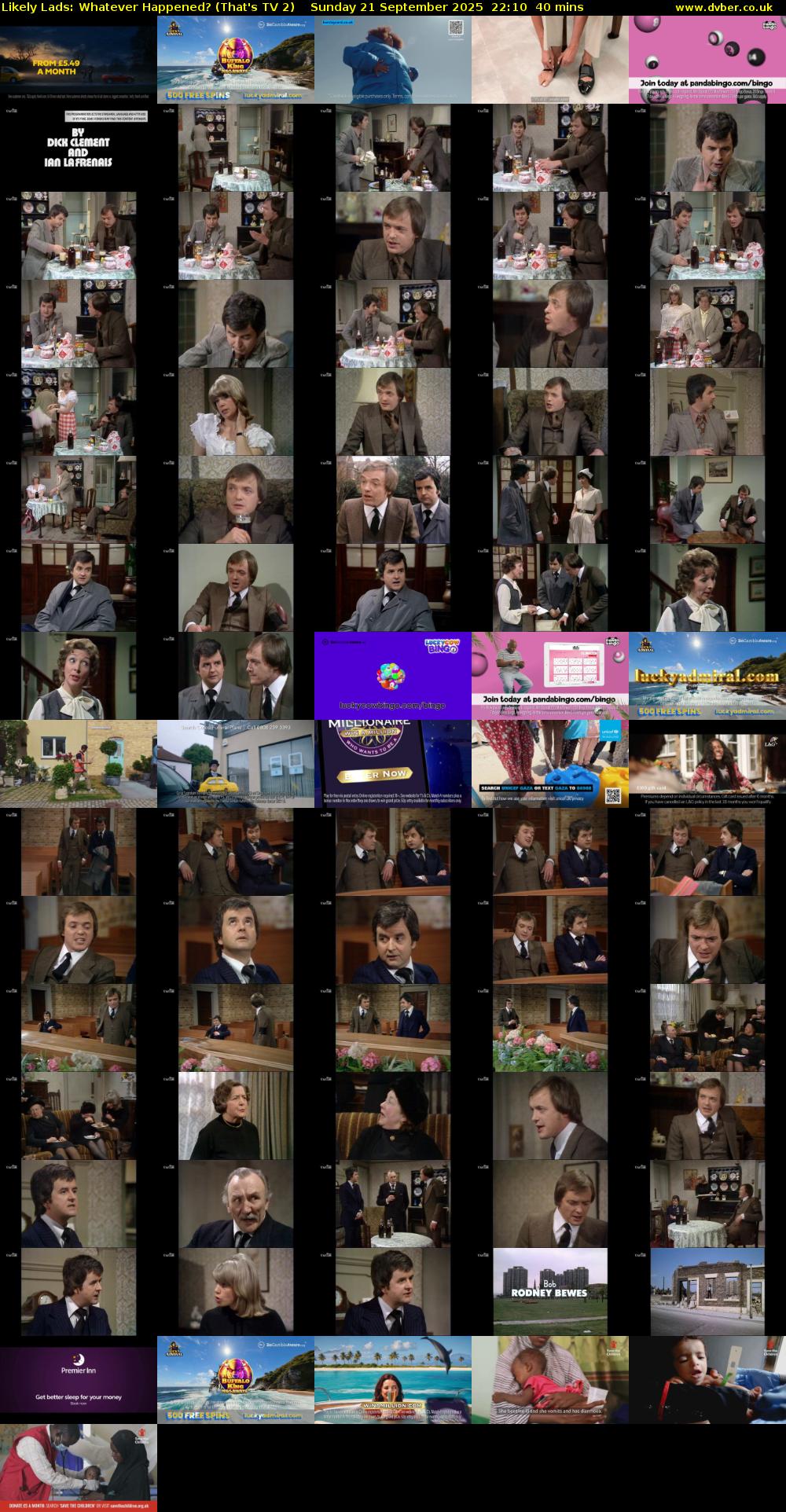 Likely Lads: Whatever Happened? (That's TV 2) Sunday 21 September 2025 22:10 - 22:50