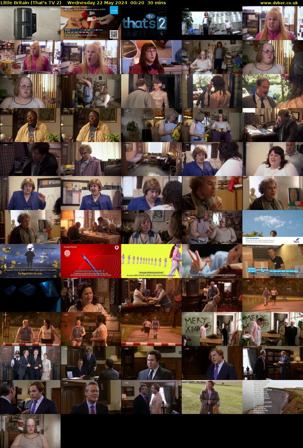 Little Britain (That's TV 2) Wednesday 22 May 2024 00:20 - 00:50