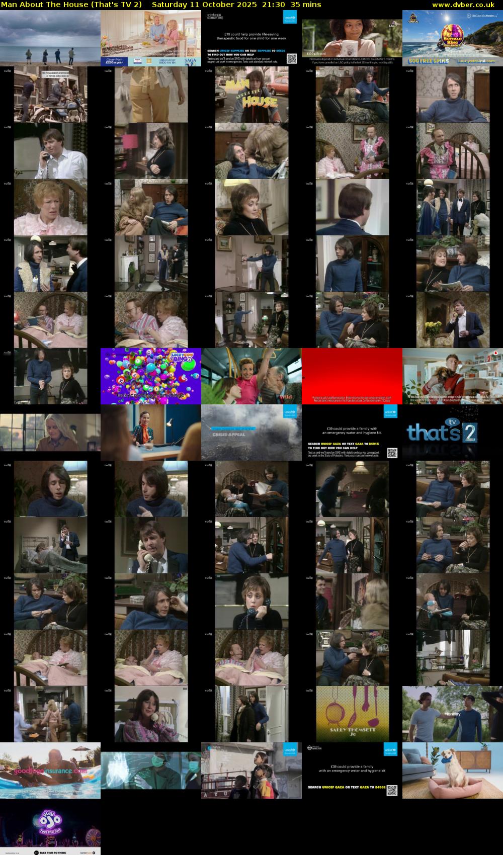 Man About The House (That's TV 2) Saturday 11 October 2025 21:30 - 22:05