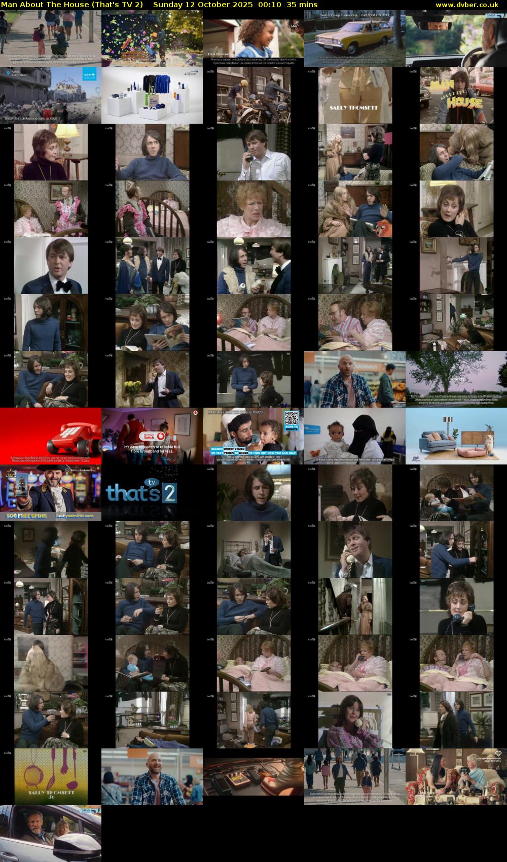 Man About The House (That's TV 2) Sunday 12 October 2025 00:10 - 00:45