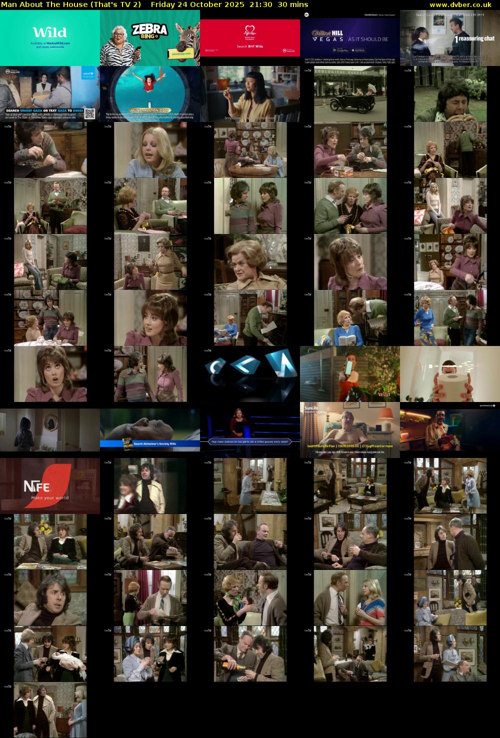 Man About The House (That's TV 2) Friday 24 October 2025 21:30 - 22:00