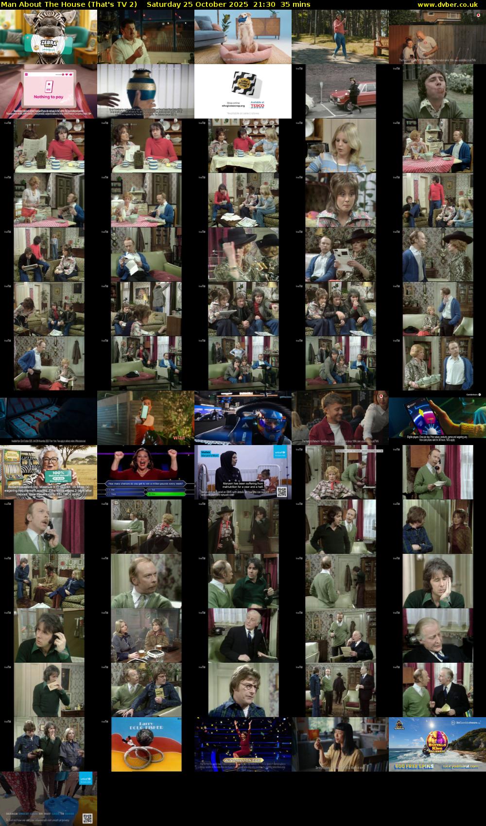Man About The House (That's TV 2) Saturday 25 October 2025 21:30 - 22:05