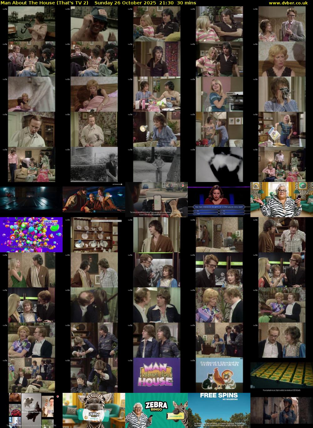 Man About The House (That's TV 2) Sunday 26 October 2025 21:30 - 22:00