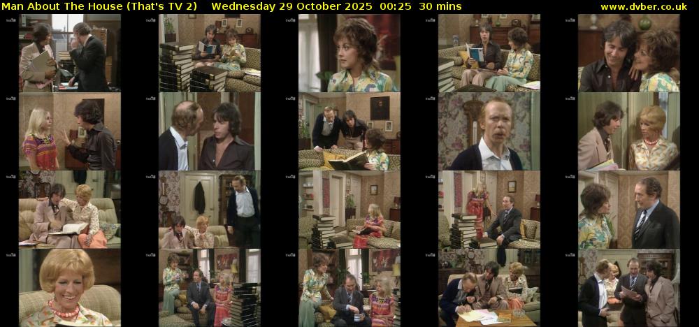 Man About The House (That's TV 2) Wednesday 29 October 2025 00:25 - 00:55