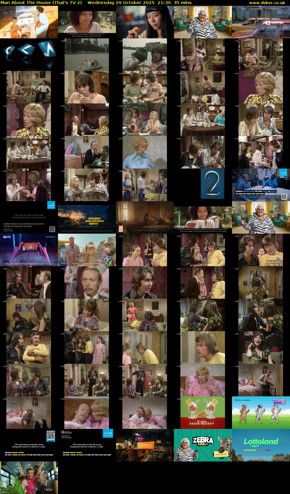 Man About The House (That's TV 2) Wednesday 29 October 2025 21:30 - 22:05